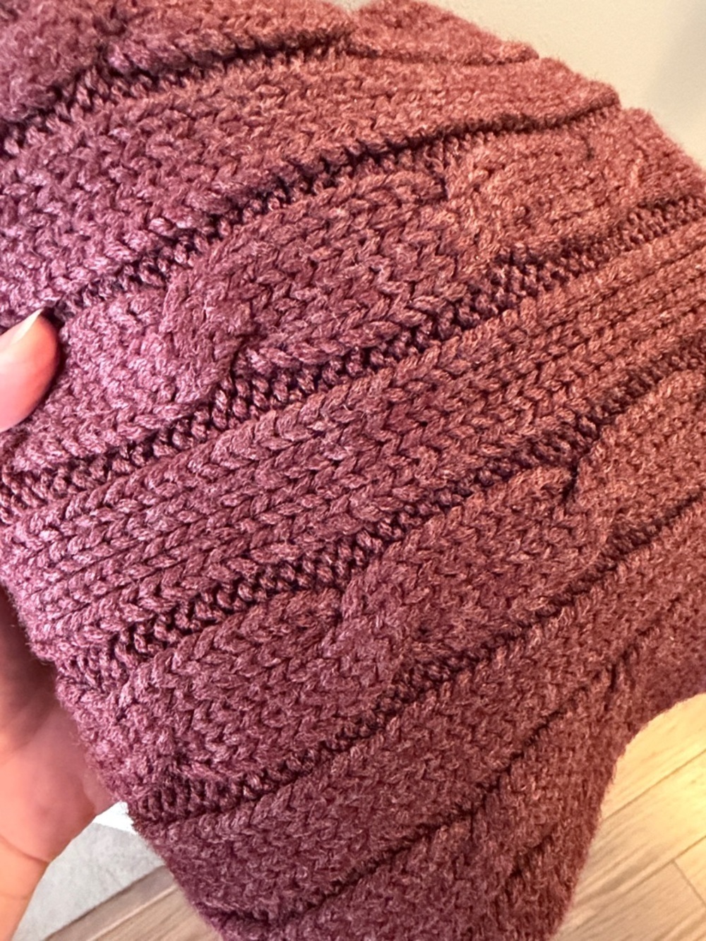 RW&CO. Cable-Knit Scarf - Picture 6 of 7